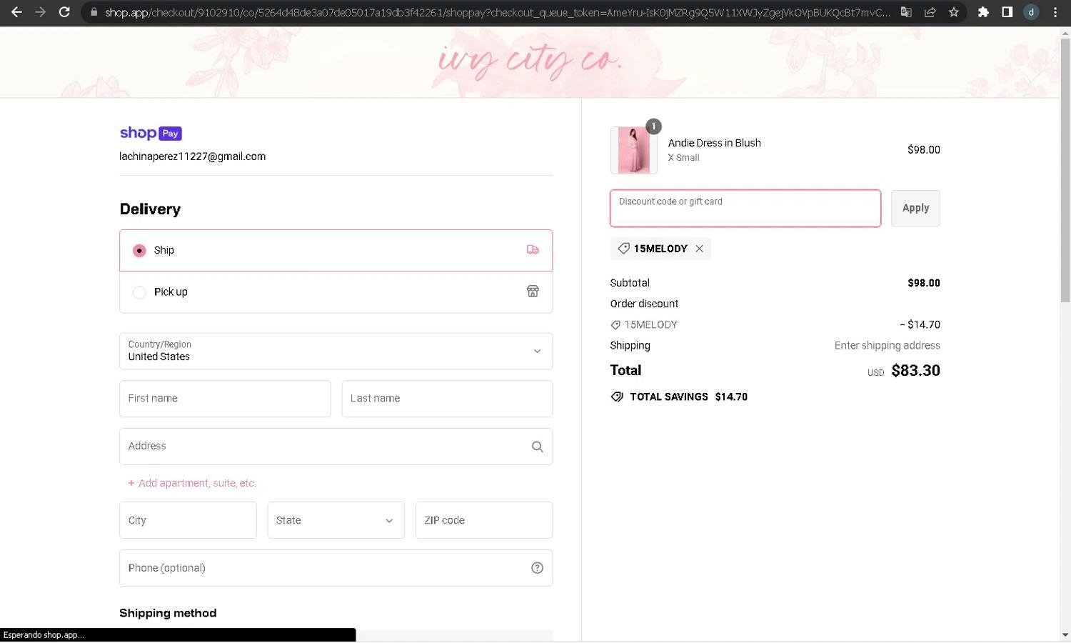 How to apply Ivy City Co coupon code